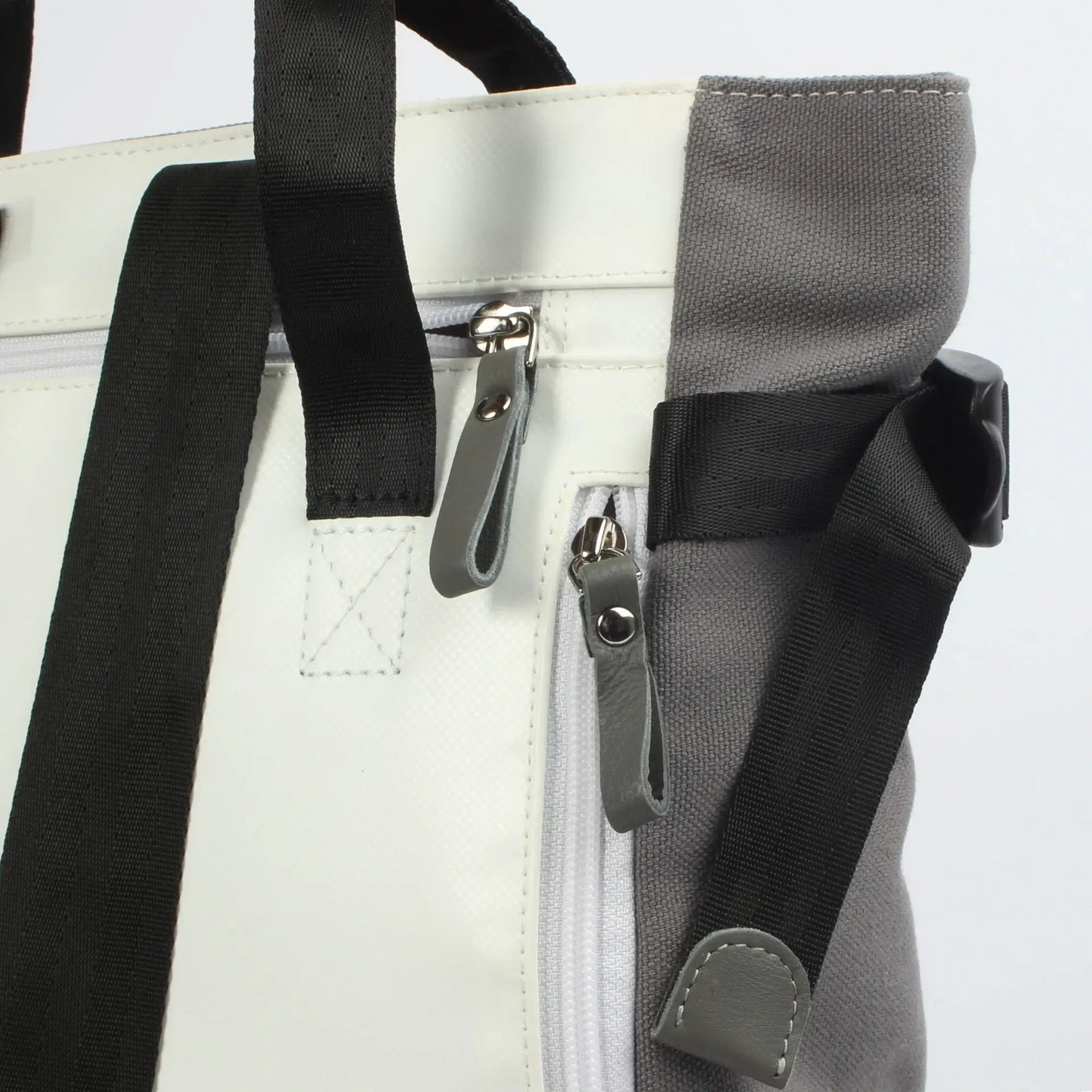 Rucksack Mendo - white-grey
