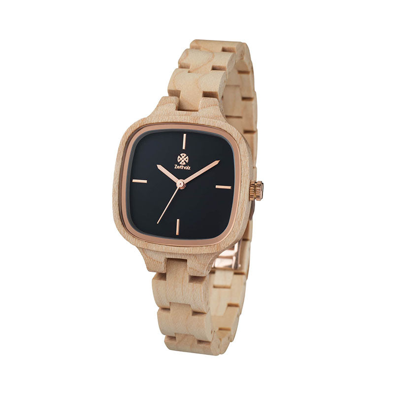 Wooden wristwatch Rosswein - maple
