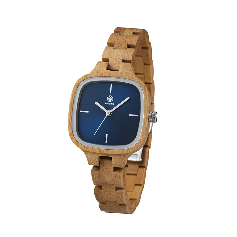Wooden wristwatch Rosswein - bamboo