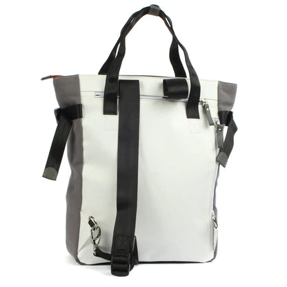 Rucksack Mendo - white-grey