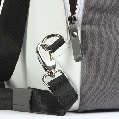 Rucksack Mendo - white-grey