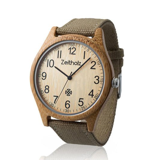 Wooden wristwatch Altenberg - bamboo