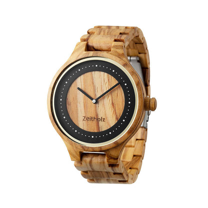 Wooden wristwatch Dohma - olive wood