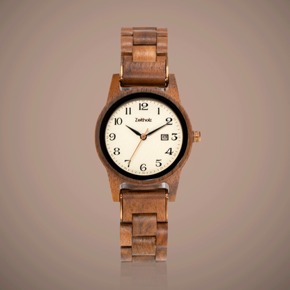 Reloj de pulsera de madera Leuben - acacia