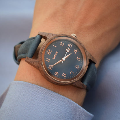 Reloj de pulsera de madera Leuben - nogal